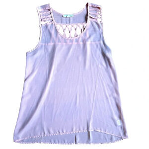 Entro Salmon Cutout Tank Top Size Medium